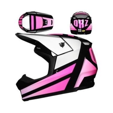 Imagem de Capacete Profissional Para Motocicleta Off-Road Para Ciclismo De Monta