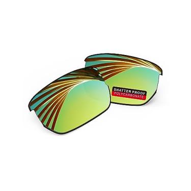 Imagem de iLikeo Lentes de reposição de policarbonato PRO+ para óculos de sol Wiley X Valor, Pro+ Racing Gold - Espelhado polarizado, For Wiley X Valor 70mm Frame