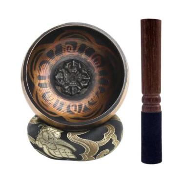 Imagem de Conjunto De Tigelas Tibetanas De Canto Para Meditação, Yoga, Relaxamen