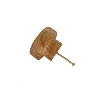 Imagem de Puxador Gaveta Madeira Freijó 5x3 5 Un.