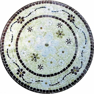 Imagem de Mandala Mosaico Floral Doppio Festoni Tamanho 100cm