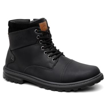 Imagem de Bota VNT Adventure Masculina em Couro Legítimo Premium Visual Elegante Bico Alto-Masculino