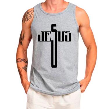 Imagem de Camiseta gospel jesus moda evangélica camisa masculina lançamento 03 -