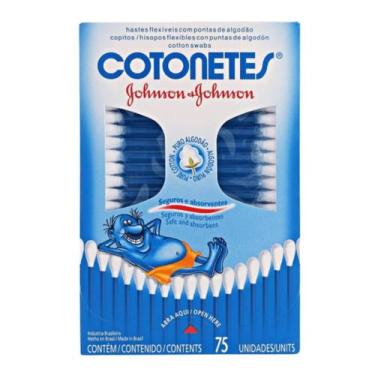 Imagem de Cotonetes Johnson & Johnson Hastes Flexíveis 75 Unid Johnson & Johnson