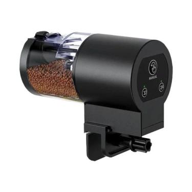 Imagem de Alimentador Automático De Peixes De 100ML Com Bateria, Temporizador Pr