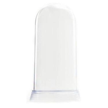 Imagem de Kit 2 Redomas De Acrílico Cúpulas Base Cristal/Transparente