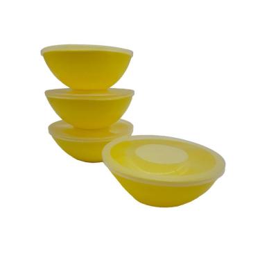 Imagem de Jogo com 10 Potes de plástico Redondo Marmita Fitness Dehaus