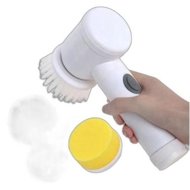 Imagem de Escova De Limpeza Para Banheiro E Louça Recarregável - Escovas Limpeza