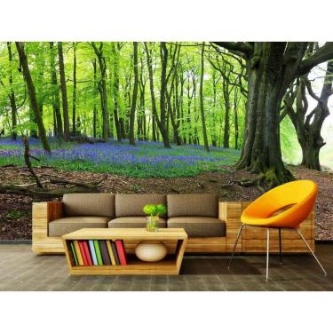 Imagem de Papel de Parede Autocolante Floresta 1x1m 1000g PVC Lisa