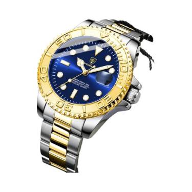 Imagem de Relógio De Quartzo Masculino POEDAGAR De Luxo À Prova D'água Em Aço In