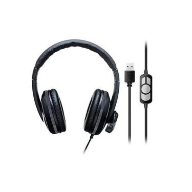 Imagem de Headset Com Fio Hf700 Usb 210cm Ruído Preto