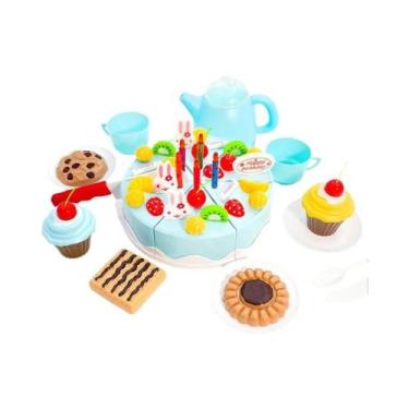 Imagem de Conjunto De Chá E Mini Bolos DIY Para Meninas, Brinquedo De Cozinha De