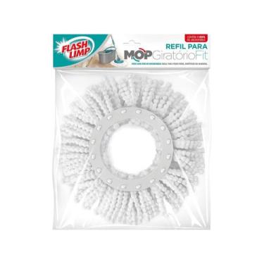 Imagem de Refil Mop Giratório Alta Absorção Microfibra Flashlimp 5011 5010 - Fla