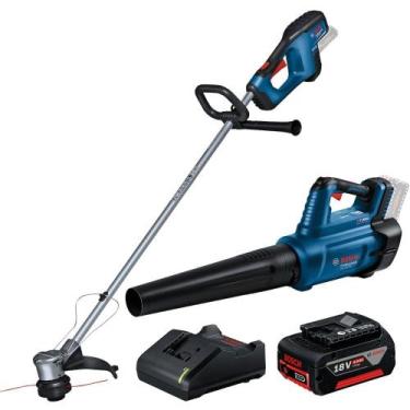 Imagem de Aparador de Grama GRT 18V-33 com Soprador de Ar 18V-750 e Bateria 18V 