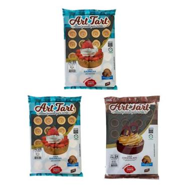 Imagem de Base Torta - Tortinha Art Tart C/ 48 Doce + 24 Chocolate