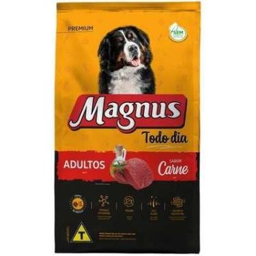 Imagem de Ração Seca Magnus Todo Dia Carne para Cães Adultos 10kg