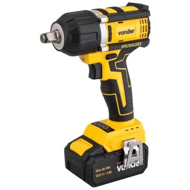 Imagem de Chave de Impacto Bateria 18V Encaixe de 1/2" Carregador Bivolt CIV 180B Vonder