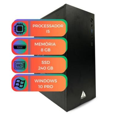 Imagem de Pc Computador CPU intel Core I5 SSD 240Gb 8GB RAM Win10 Pro - MultiPC