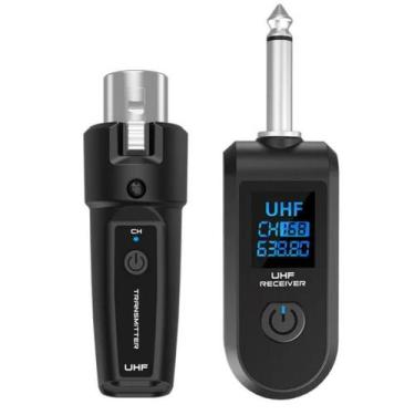Imagem de Adaptador XLR Sem Fio para Microfone  Transmissor e Receptor para Stre