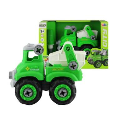Imagem de Caminhao de brinquedo reciclagem cacamba ou entulho bbr toys, CAÇAMBA