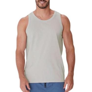 Imagem de Regata Básica Malwee 1000137336 Masculina Algodão T. P/XGG, G, 01361, 