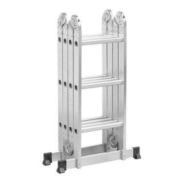Imagem de Escada De Alumínio Articulada Multifuncional Plataforma 4x3 - Vonder