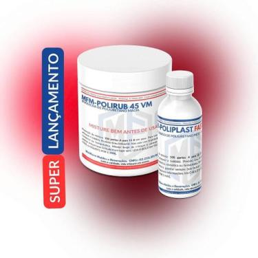 Imagem de Borracha de Poliuretano MFM-PoliRub 45 VM - Alta Resistência, Kit de 1