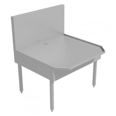 Imagem de Suporte Advance Tabco PRFD-30 Prestige em aço inox para máquinas de bebidas congeladas, 76 x 76 cm