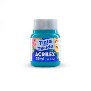 Imagem de Tinta para Tecido Fosca 37 ml Acrilex - 535 - Azul Mar, AZUL MAR
