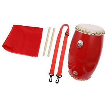 Imagem de EXCEART 1 conjunto tradicional chinês de instrumento de percussão para tambor de cintura simples