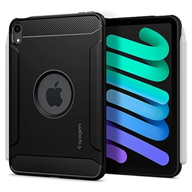 Imagem de Spigen Rugged Armor Compatível com iPad Mini 6 / iPad Mini 6ª geração Capa (8.3 polegadas, 2021) - Matte Preto