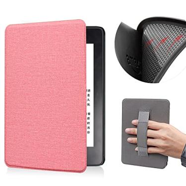 Imagem de Capa de proteção macia TPU de 6 polegadas para Kindle Paperwhite antes de 2018, (Modelo EY21 e DP75SDI) Capa protetora à prova d'água com Auto Wake/Sleep e Hand Strap
