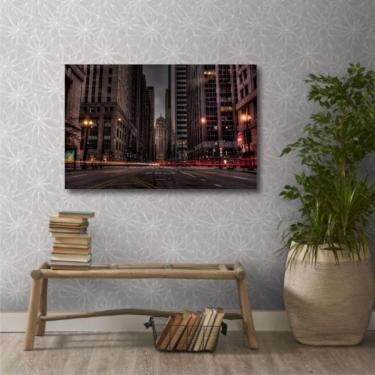 Imagem de Quadro decorativo The Flash Central City - Tela em Tecido