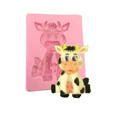 Imagem de Molde De Silicone Fazendinha, Vaca, Resina, Confeitaria, Biscuit Molds Planet