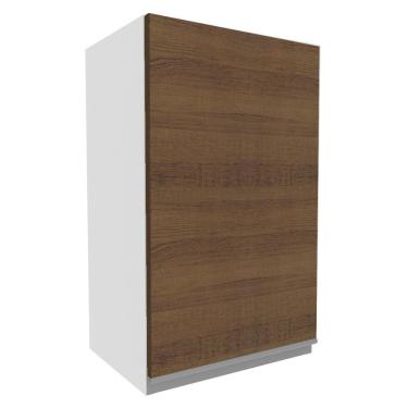 Imagem de Armário Aéreo Madesa Acordes 100% MDF 40 cm 1 Porta - Branco/Rustic