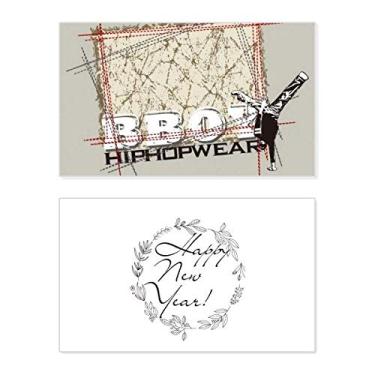 Imagem de Graffiti Cultura de rua menino hip hop festival de ano novo cartão de felicitações mensagem presente