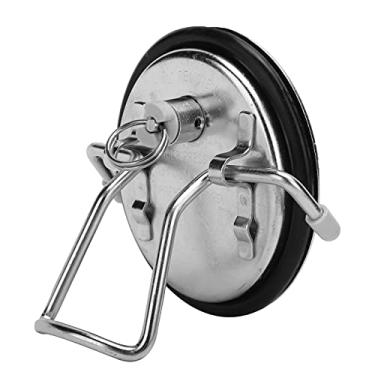 Imagem de Tampa de barril, tampa de barril de cerveja 304 peças de aço inoxidável para fermentação caseira com trava de pino para baldes de refrigerante com trava de bola