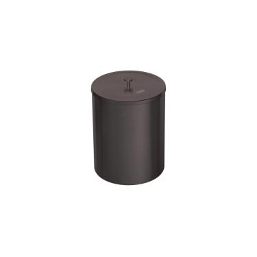 Imagem de Lixeira Inox Tramontina Útil 5L Com Revestimento Especial A Base De Verniz Black 94540052