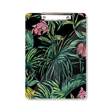 Imagem de Placa de suporte para pasta de flor folha céu escuro A4