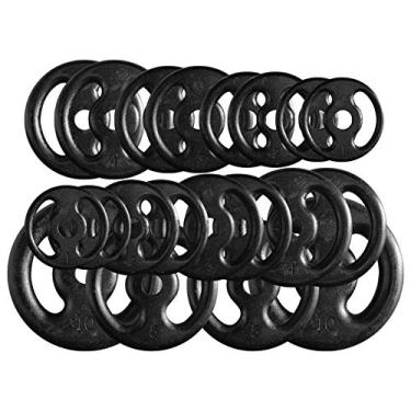 Imagem de Combo com 20 Anilhas de Ferro Fundido - 70 Kg