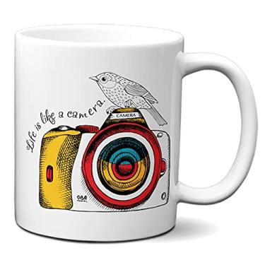 Imagem de Caneca Frase Fotógrafo Câmera Presente Profissão Fotografia