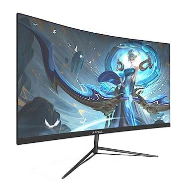 Imagem de Bright, Monitor Gamer Curvo 27 LCD/LED na Cor Preto, Tela curva 2800R, Com Área de Visualização 683 × 128 × 445(mm²) e Resolução(Tip.) 1920x1080 @60HZ, Proporcionando Imagens Nítidas e Realistas