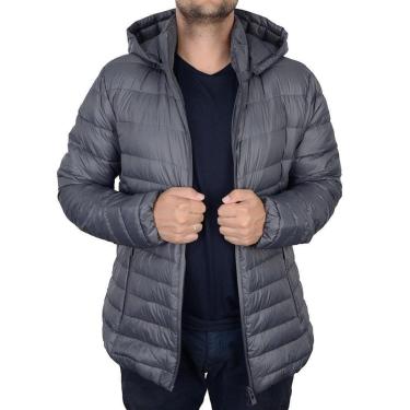Imagem de Jaqueta Masculina Alpelo Plumas Duck Down Grafite - 402000-Masculino