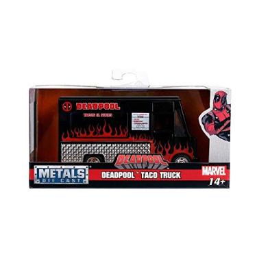 Imagem de VEICULOS HOLLYWOOD RIDES 1/32 DEADPOOL TACO TRUCK PRETO