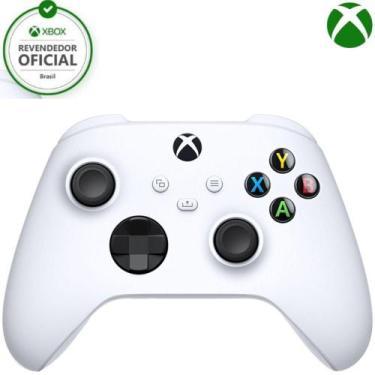 Imagem de Controle Xbox One E Series Robot White Branco Com 12 Meses De Garantia