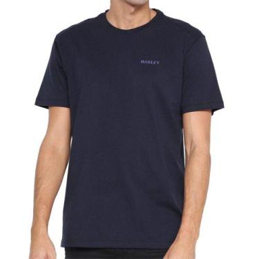 Imagem de Camiseta Oakley Bark Masculina Azul Marinho