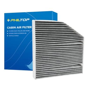 Imagem de PHILTOP Filtro de ar de cabine, substituição para filtro de ar CF11855 C300 2015-2023, GLC300, GLC43 AMG, GLE350, GLE450, GLE53 AMG, E300, E450, E350