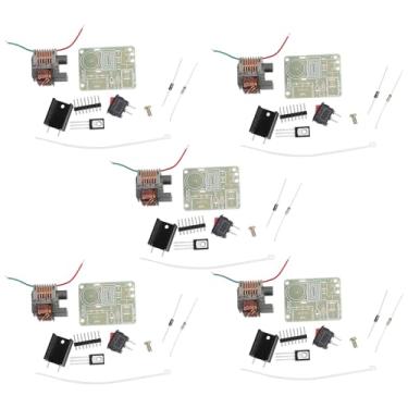Imagem de AEDIKO 5 conjuntos de gerador de alta tensão 15KV inversor de alta tensão módulo bobina de ignição de arco peças desmontadas (5 conjuntos)