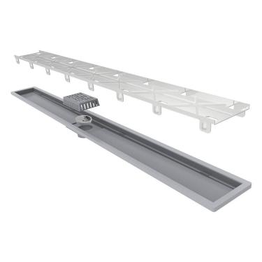 Imagem de Ralo Linear Elleve Royal 133 100cm com Tampa Oculta