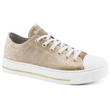 Imagem de Tênis Feminino Ramarim Lona Dourado 23-93222 Cor:Dourado;Tamanho:35